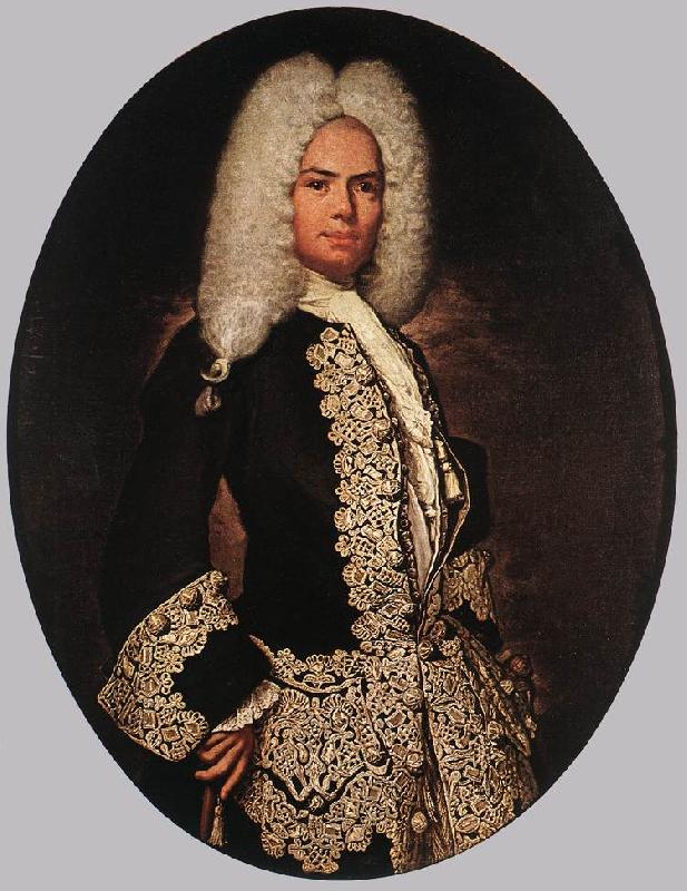 GHISLANDI, Vittore Portrait of a Gentleman sdg Sweden oil painting art
